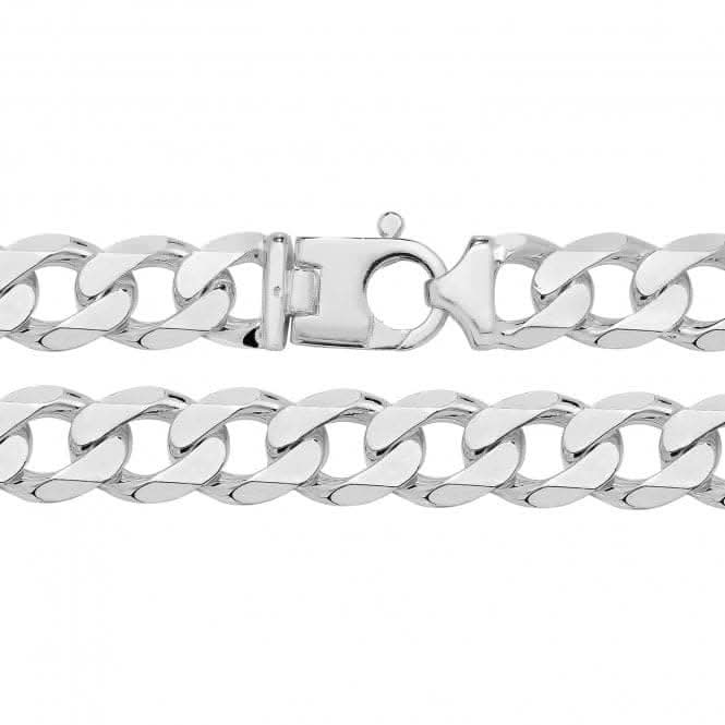 Acotis Silver Chain Heavy D/Cut Curb G1212