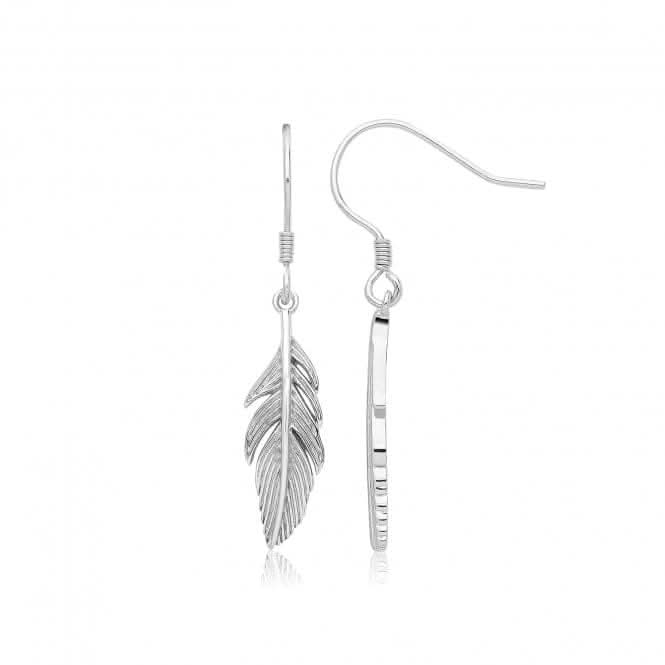 Acotis Silver Drop Rhodium Plated Leaf G51360