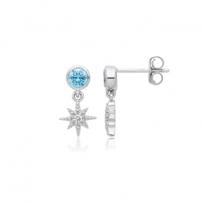 Acotis Silver Drop Rhodium Plated Northern Star G51357