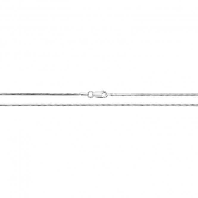 Acotis Silver Chain Round Snake G1051