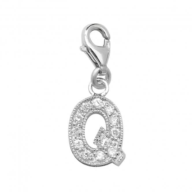 Acotis Silver Pendant Zirconia with Initial G6282Q