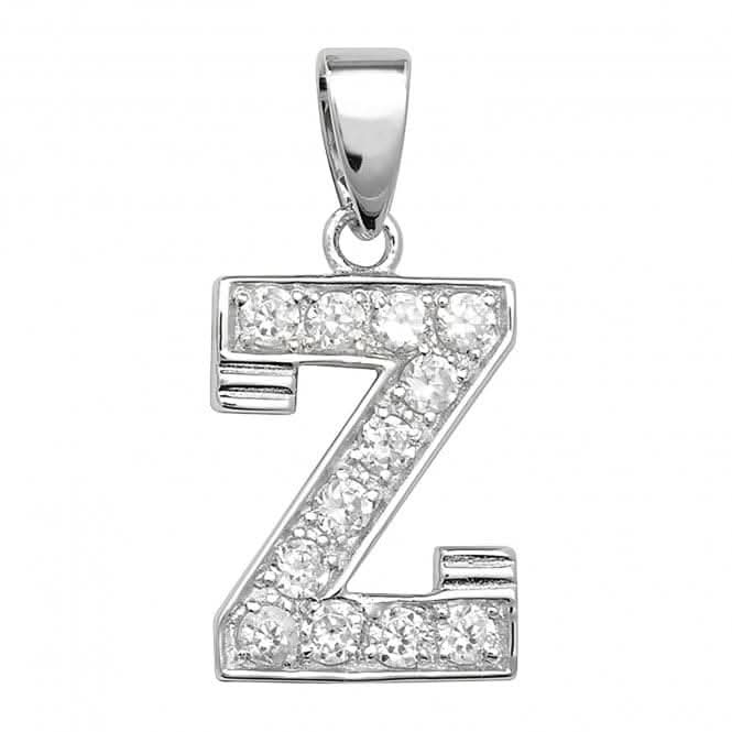 Acotis Silver 925 Zirconia Set Initial Pendant G6125/Z