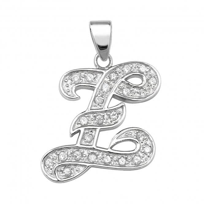 Acotis Silver Pendant Zirconia Initial G6128/Z