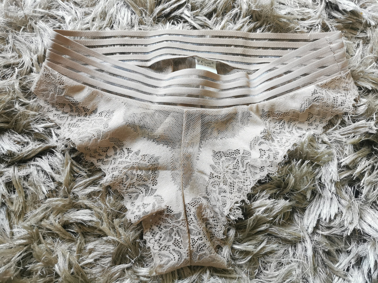 Forget Me Not Brazilian Women's Knickers in Nude