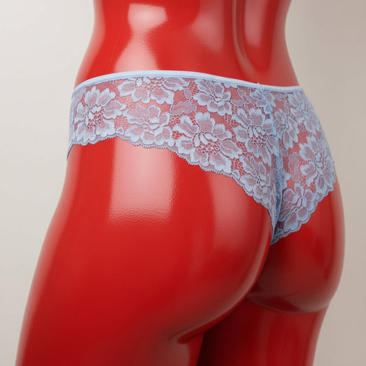 Petals Women's Brazilian Knickers In Blue