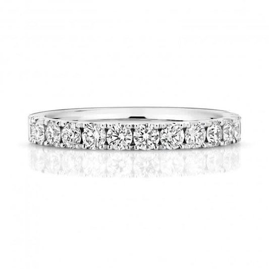 Wedding Band 18ct Diamond Half Eternity Ring WQ269W/I