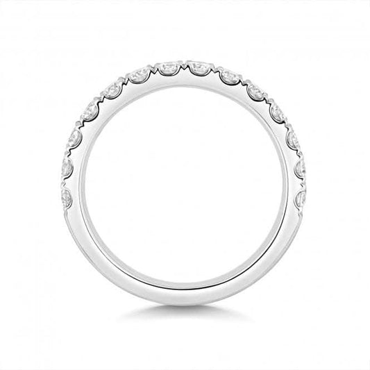 Wedding Band 18ct Diamond Half Eternity Ring WQ269W/I