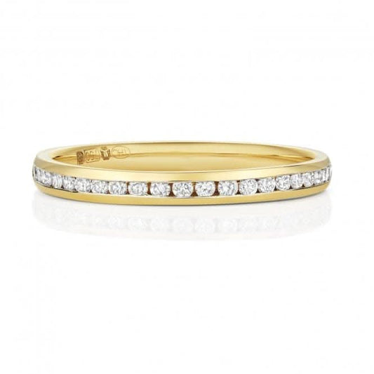 Wedding Band 18ct Gold Diamond Eternity Ring WQ217/I
