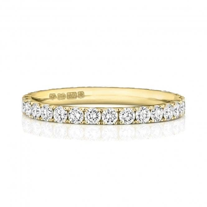 Wedding Band 18ct Gold Diamond Full Eternity Ring WQ254