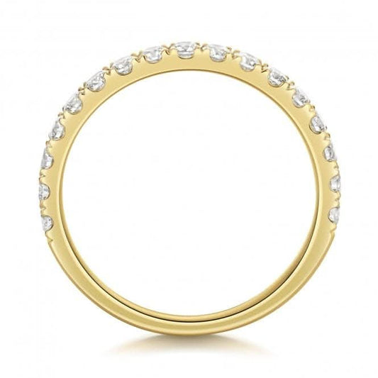 Wedding Band 18ct Gold Diamond Half Eternity Ring WQ253/I