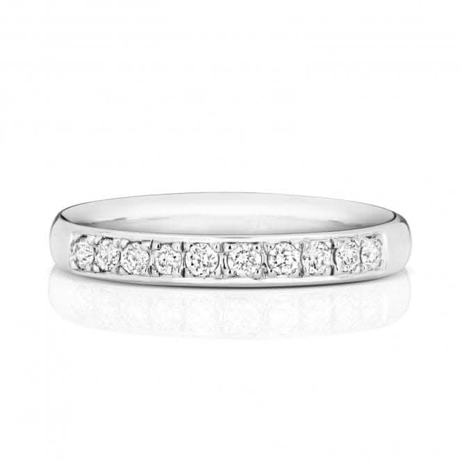 Wedding Band 18ct White Gold Diamond Eternity Ring WQ225W/I