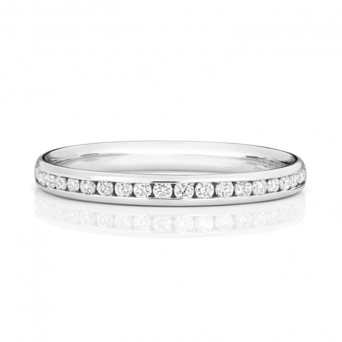 Wedding Band 18ct White Gold Diamond Eternity Ring WQ227W/I