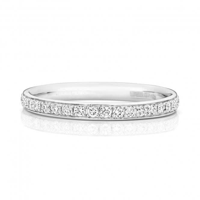 Wedding Band 18ct White Gold Diamond Eternity Ring WQ231W/I