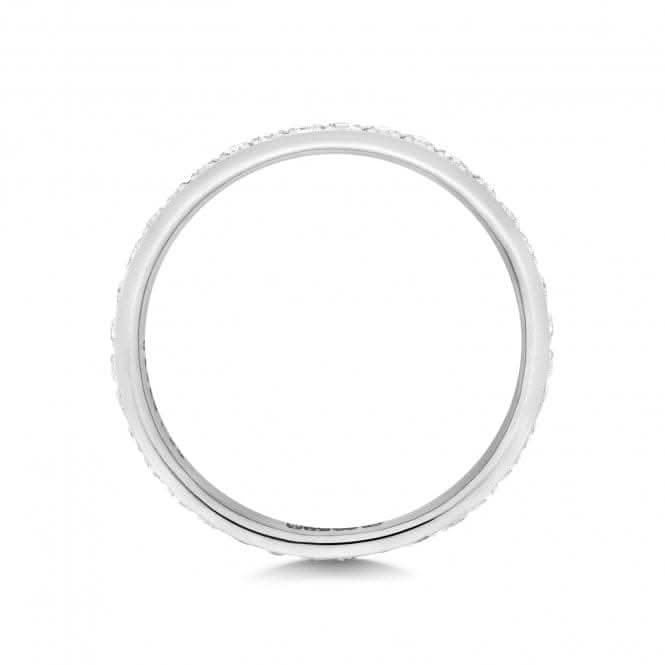 Wedding Band 18ct White Gold Diamond Eternity Ring WQ232W/I