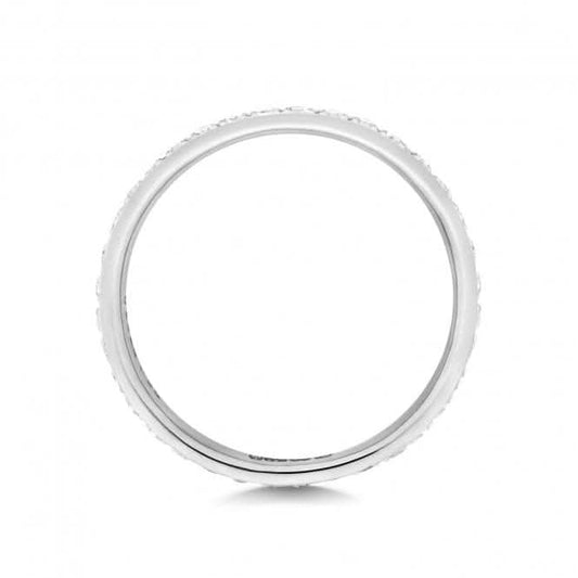 Wedding Band 18ct White Gold Diamond Eternity Ring WQ232W/I