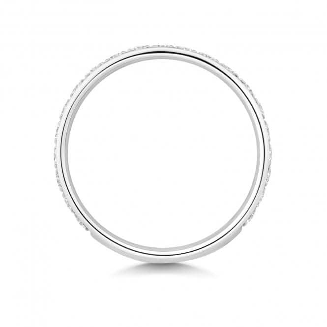 Wedding Band 18ct White Gold Diamond Eternity Ring WQ233W/I