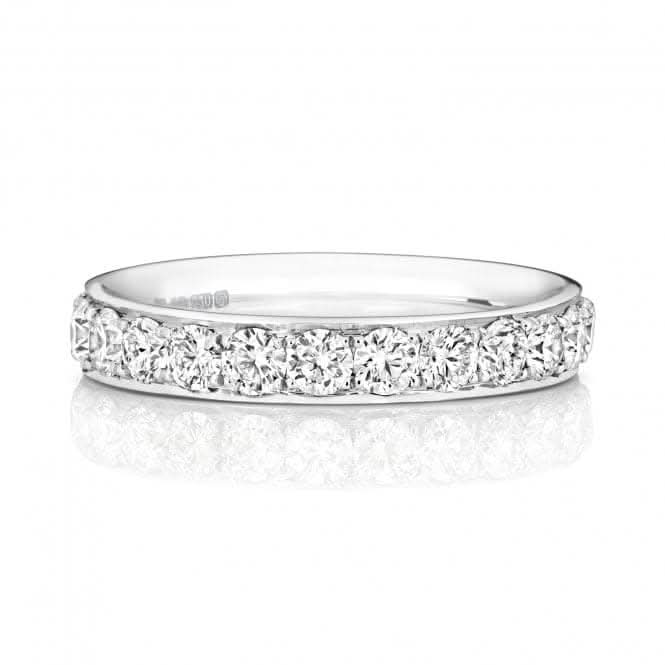 Wedding Band 18ct White Gold Diamond Eternity Ring WQ256W/I