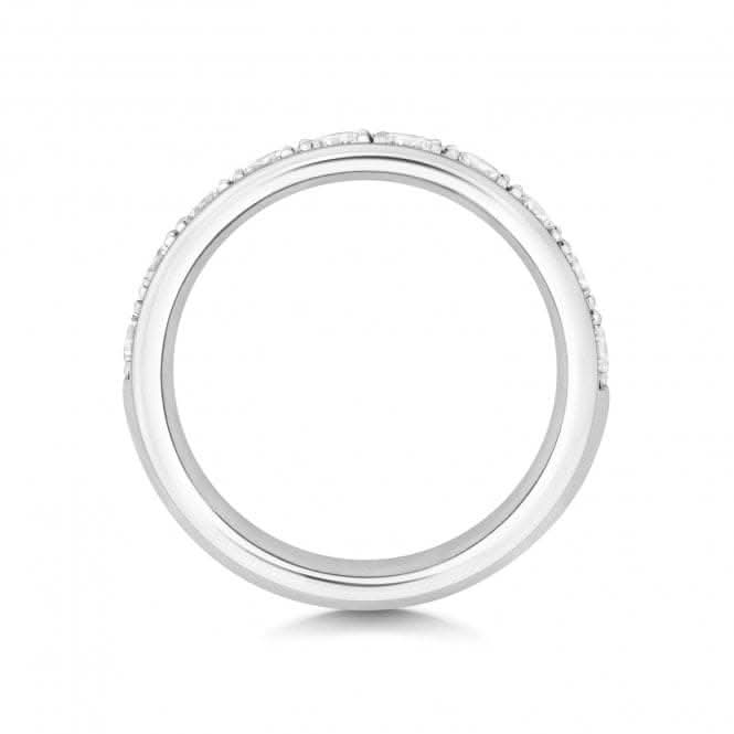 Wedding Band 18ct White Gold Diamond Eternity Ring WQ257W/I