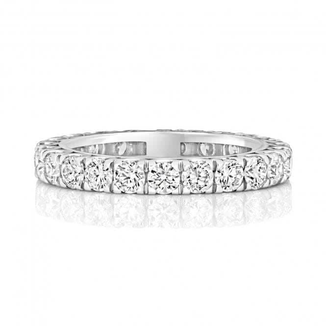 Wedding Band 18ct White Gold Diamond Eternity Ring WQ261W