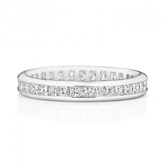 Wedding Band 18ct White Gold Diamond Full Eternity Ring WQ250W