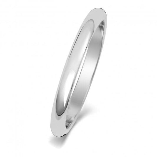 Wedding Band 18K D Shape 2mm-1.4 Wedding  Ring WQ101WM/I