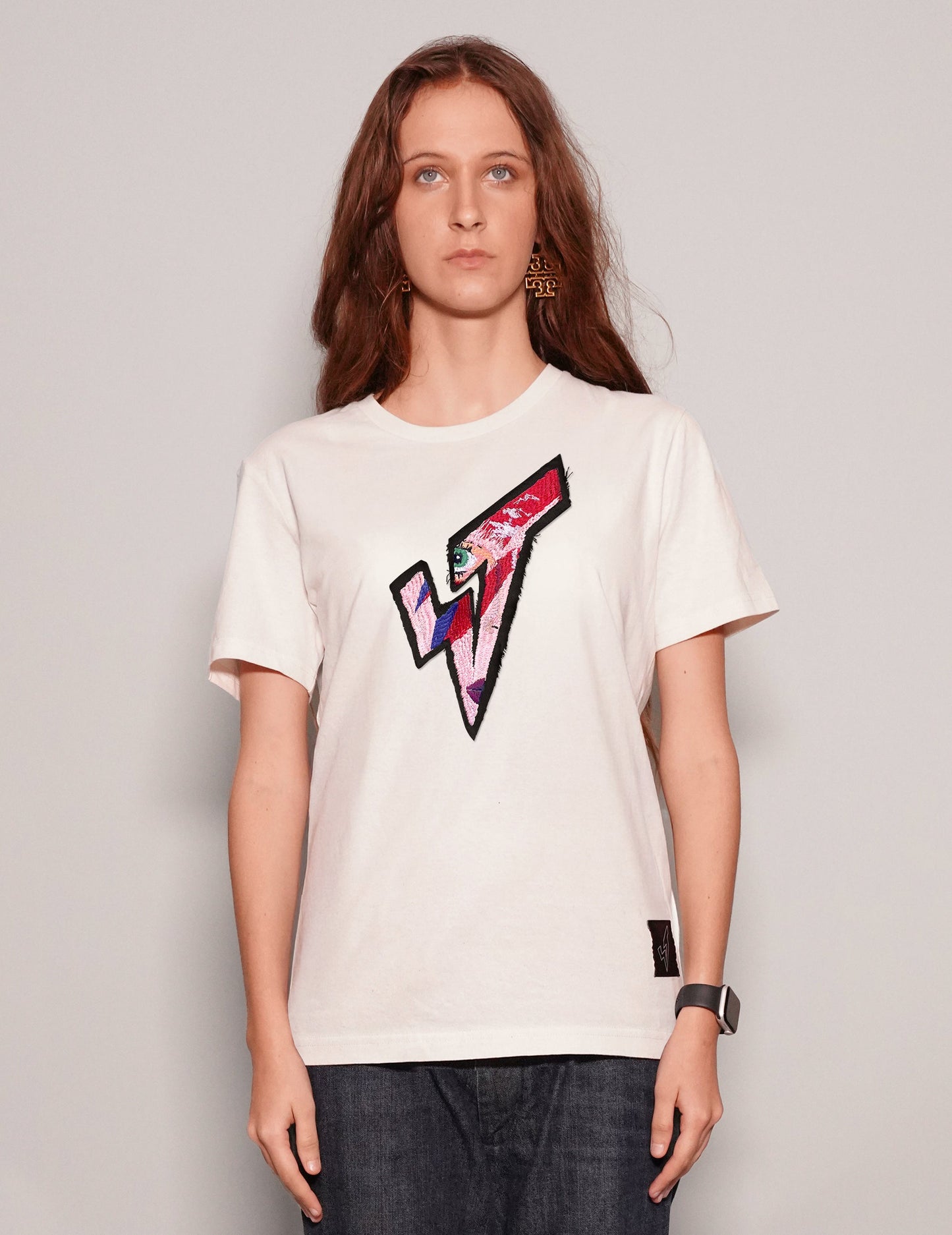 ST Aladdin Sane T-Shirt in Ecru