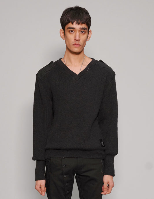 Police Sweater in Black