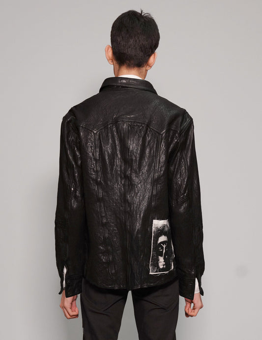 IMMORTAL Leather Patch Jacket