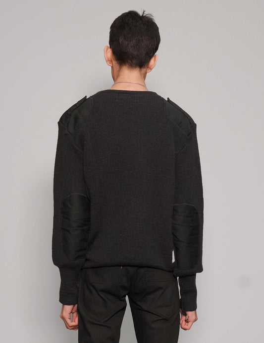 Police Sweater in Black