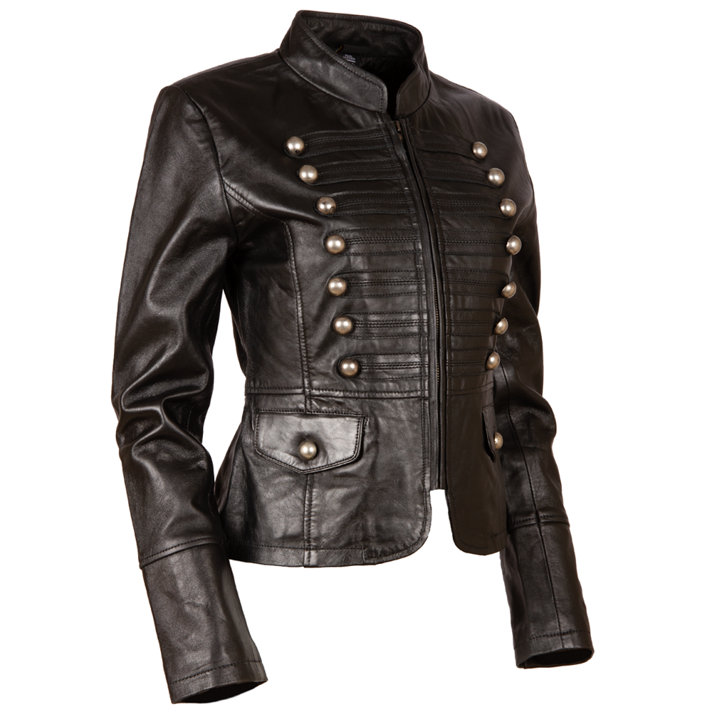 T5J4 Women’s Military Parade Jacket - Black