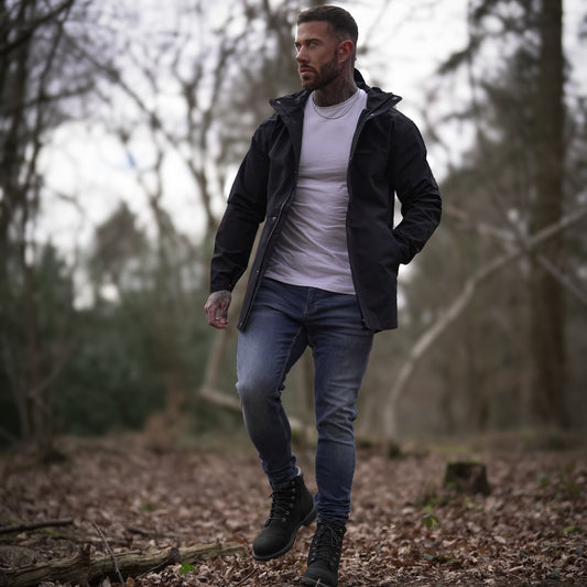 NVYSKN Mens Waterproof Formal Jacket
