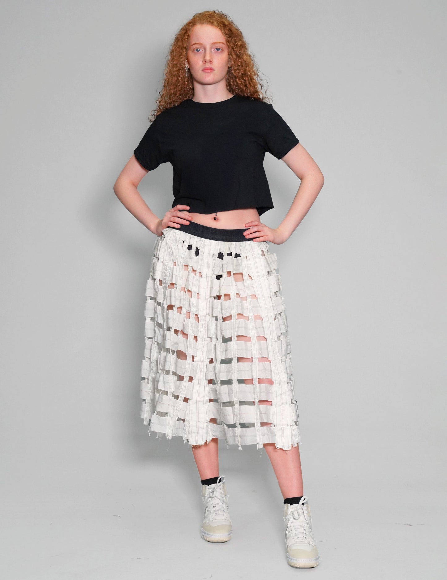 Parachute Skirt - White or Black