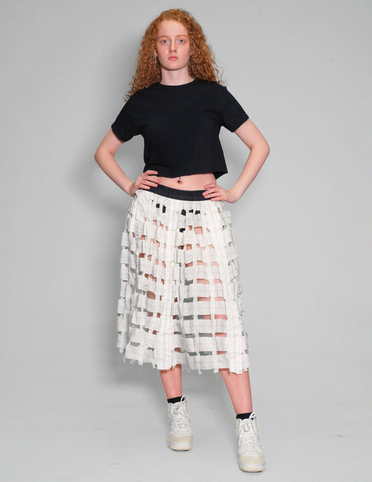 Parachute Skirt - White or Black