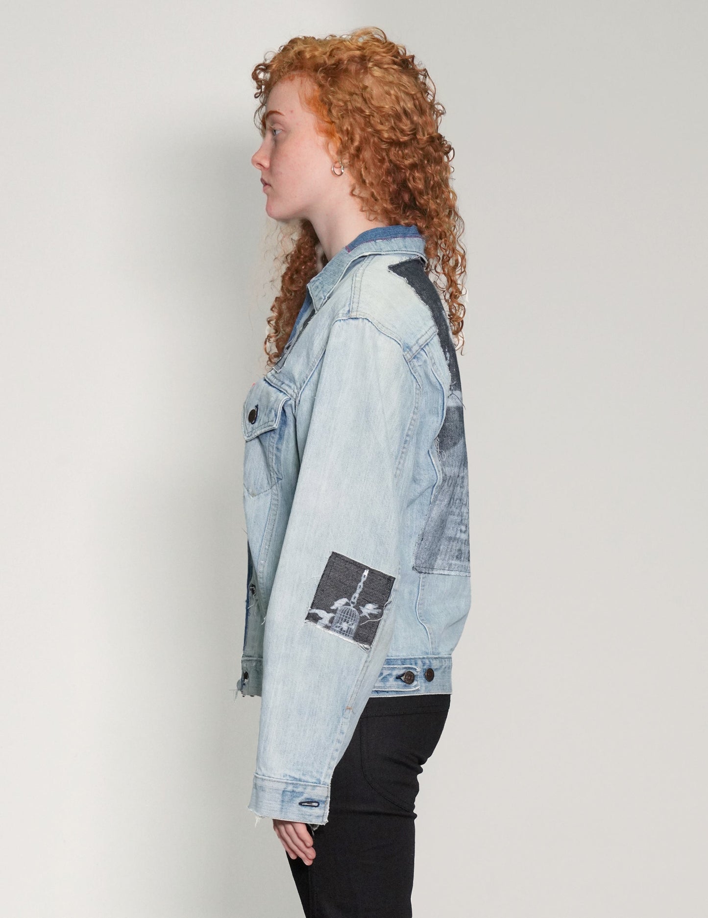 Vintage Patched Denim Jacket