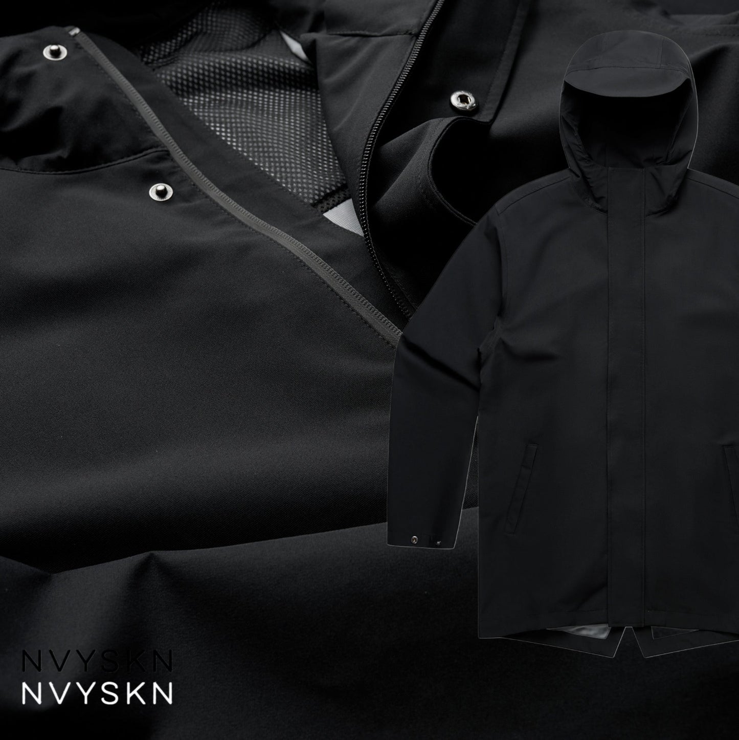NVYSKN Mens Waterproof Formal Jacket