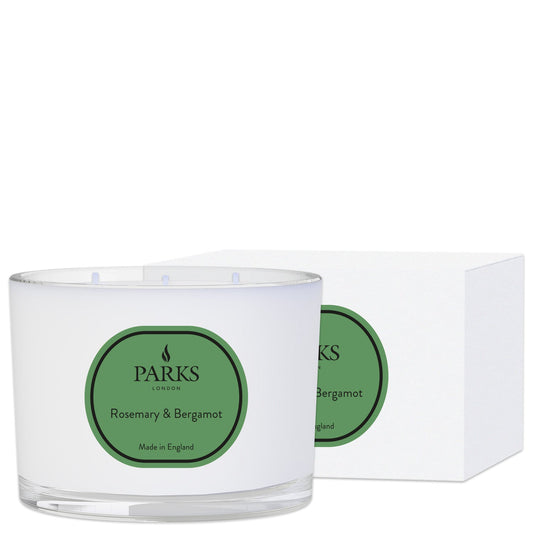 VINTAGE AROMATHERAPY ROSEMARY & BERGAMOT 350G 3 WICK CANDLE