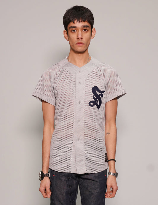 Vintage Grey Baseball Jersey