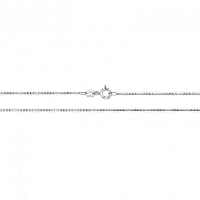 9CT White Gold Box Chain CH431W