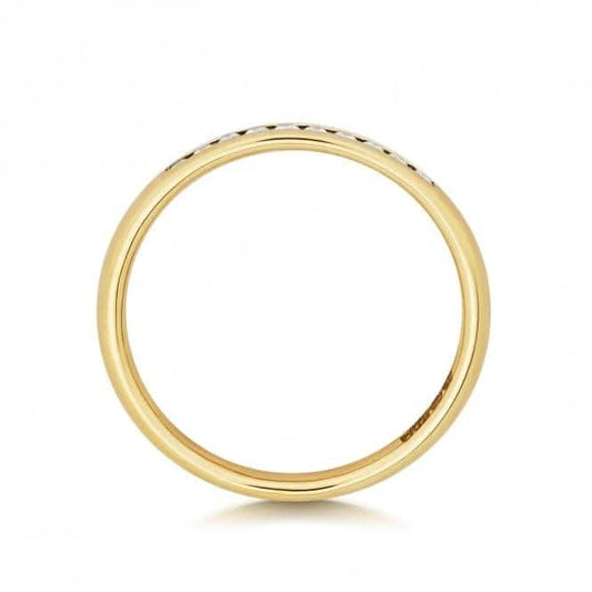 Wedding Band 9ct White Gold Diamond Eternity Ring W215/I