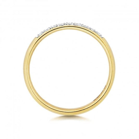 Wedding Band 9ct White Gold Diamond Eternity Ring W221/I