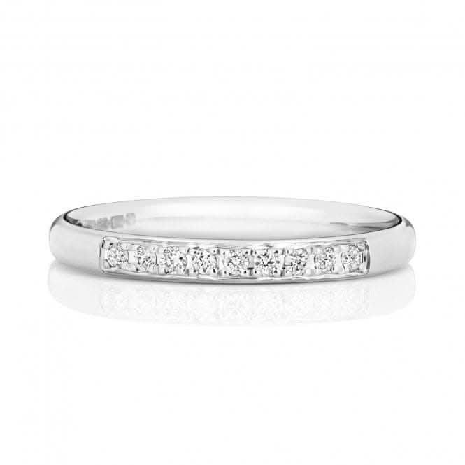 Wedding Band 9ct White Gold Diamond Eternity Ring W221W/I