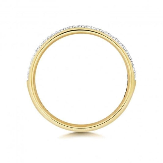 Wedding Band 9ct White Gold Diamond Eternity Ring W223/I