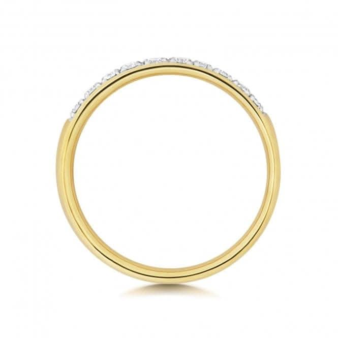 Wedding Band 9ct White Gold Diamond Eternity Ring W225/I