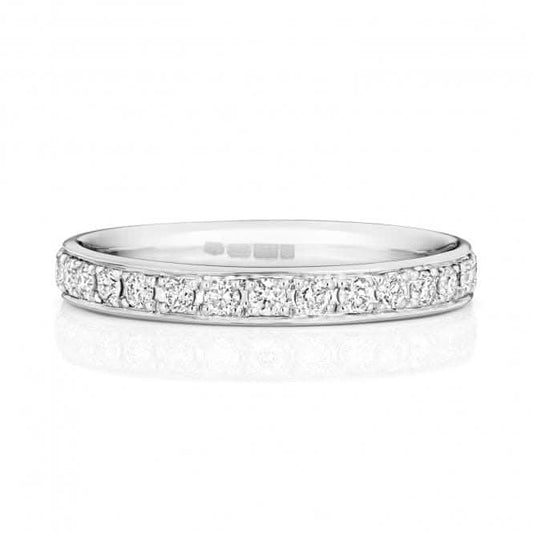 Wedding Band 9ct White Gold Diamond Eternity Ring W234W/I