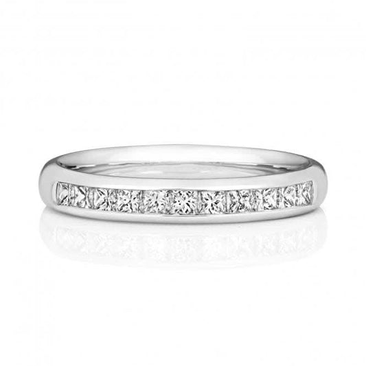 Wedding Band 9ct White Gold Diamond Eternity Ring WQ246W