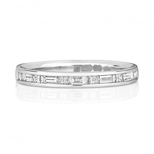 Wedding Band 9ct White Gold Diamond Eternity Ring WQ271W