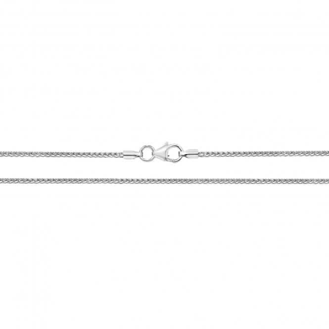 9ct White Gold Spiga Chain CH487W
