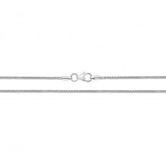 9ct White Gold Spiga Chain CH487W