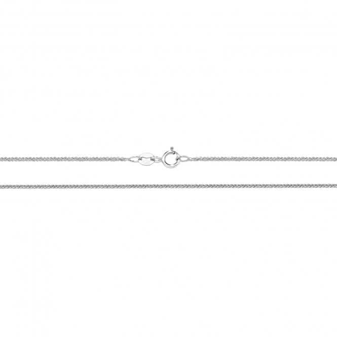 9CT White Gold Wheat Chain CH224W