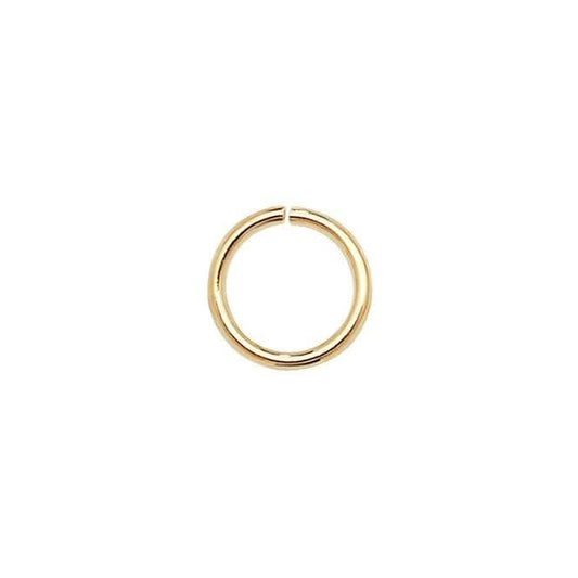 9ct Yellow Gold 6mm Jump Ring FN104